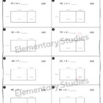 Area Model Multiplication 2 Digit1 Digit   Elementary Studies Intended For 2 Digit By 1 Digit Multiplication Area Model Worksheets
