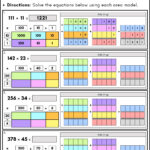 Area Model Multiplication 3 Digit2 Digit Worksheets Box Method With 3 Digit By 2 Digit Multiplication Area Model Worksheets