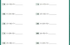 Associative Property Of Multiplication with regard to Associative Property Of Multiplication Worksheet