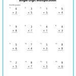 Basic Multiplication Worksheets   K12 Math Worksheets Intended For Multiplication Worksheets 0 And 1