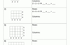 Beginning Multiplication Worksheets throughout Printable Multiplication Arrays Worksheets