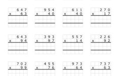 Buy 3-Digit2-Digit Multiplication Worksheets: 100 Pages (Pdf intended for Multiplication Worksheets For 3&amp;#039;s