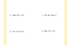 Colorful Solving Multi-Step Equations Tiered Worksheets - Etsy pertaining to Multiple Step Equations Worksheet