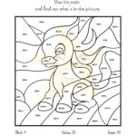 Colormultiplication Fun! Free Printable Worksheets For Kids (Pdf) Throughout Color By Multiplication Worksheet