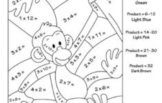 Colornumber Multiplication Worksheets Pdf - Etsy Uk pertaining to Color by Number Multiplication Worksheet