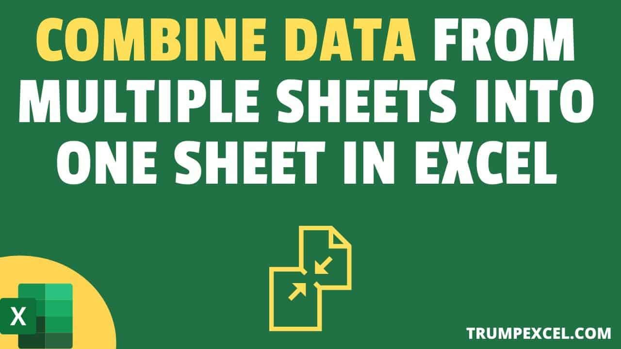 Combine Data From Multiple Worksheets Into A Single Worksheet In Excel intended for Combine Multiple Worksheets Into One Sheet