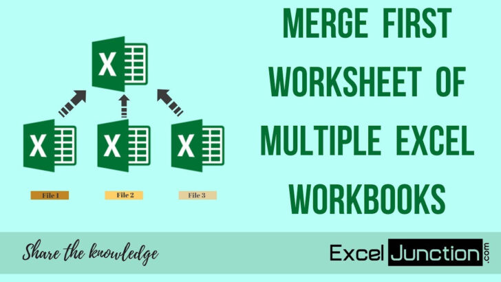 Merge Multiple Worksheets Into One