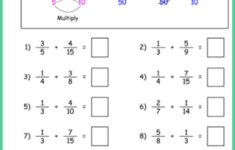 Cross Multiplication Worksheets intended for Worksheet For Grade 5 Cross Multiplication