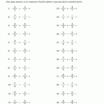 Dividing Fractions Worksheet For Addition Subtraction Multiplication Division Of Fractions Worksheets