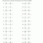 Dividing Fractions Worksheet Pertaining To Fraction Division And Multiplication Worksheets