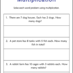 Division And Multiplication Word Problems Math Worksheets For With Multiplication And Division Worksheets Word Problems