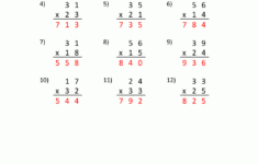 Double Digit Multiplication Worksheets 4Th Grade with regard to Multiplication Worksheets Grade 4 with Answers