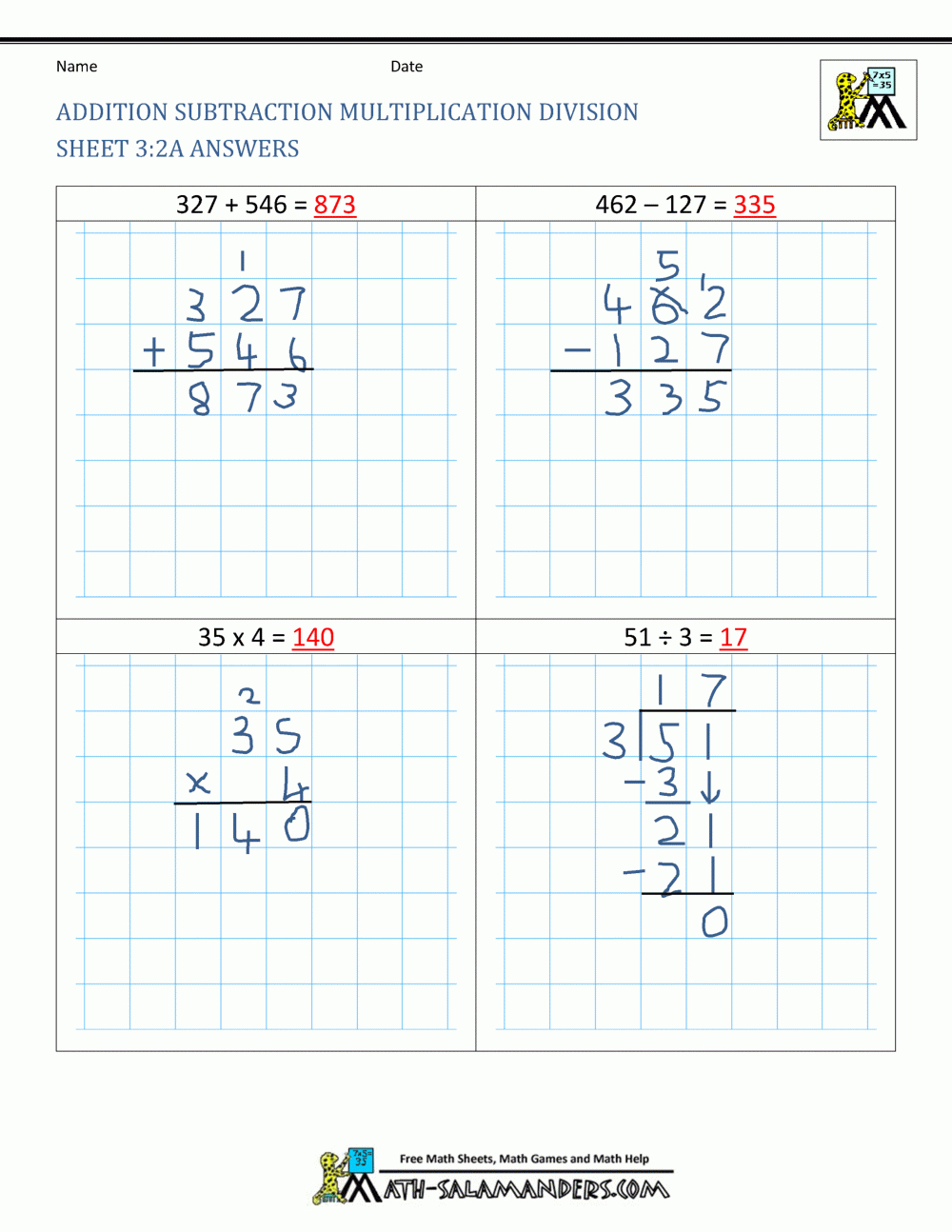 Doubles Flashcards Addition, Subtraction, Multiplication, Division intended for Addition Subtraction Multiplication Division Worksheet