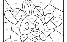 Easter Colorcode Multiplication Worksheets For 2Nd 3Rd pertaining to Multiplication Coloring Worksheets 3Rd Grade