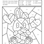 Easter Colorcode Multiplication Worksheets For 2Nd 3Rd With Coloring Multiplication Worksheets