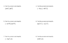 Edia | Ai Platform For Student Outcomes in Multiplication Of Monomials Worksheet