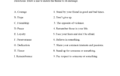Englishlinx | Theme Worksheets within Theme Worksheets Multiple Choice
