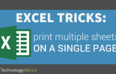 Excel Tricks - Print Multiple Sheets On A Single Page in How to Print Multiple Worksheets