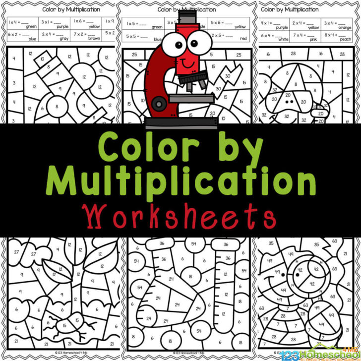 Free Printable Multiplication Coloring Worksheets Free Printable Multiplication Coloring Worksheets