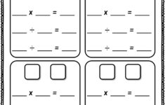 Fact Family Worksheets regarding Division Multiplication Fact Families Worksheets