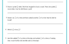 Fraction Word Problems Worksheets – K12 Math Worksheets in Multiplication Word Problem Worksheets