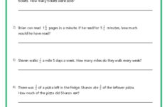 Fraction Word Problems Worksheets - K12 Math Worksheets inside Fraction Multiplication Word Problems Worksheet