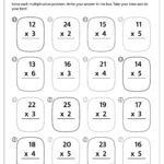 Free 2 Digit Multiplication Worksheet For Grades 2–4 For 2nd Grade Multiplication Worksheet