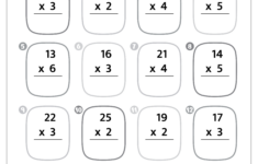 Free 2-Digit Multiplication Worksheet For Grades 2–4 for 2nd Grade Multiplication Worksheet