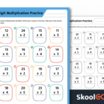 Free 2 Digit Multiplication Worksheet For Grades 2–4 In Free 2 Digit Multiplication Worksheets