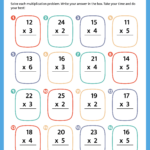 Free 2 Digit Multiplication Worksheet For Grades 2–4 With Regard To Multiplication Worksheet 2 Digit By 2 Digit
