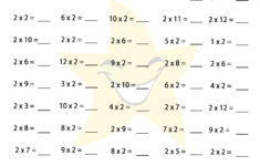 Free 2 Times Table Worksheets - Fun, Creative, And Easy To Print! inside 2 Times Multiplication Worksheets