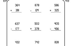 Free 3Rd Grade Math Worksheets To Customize | Canva with Multiplication Addition and Subtraction Worksheets