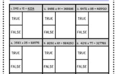 Free 4 Digit2 Digit Multiplication Worksheets - Teach Prints throughout 4'S Multiplication Worksheets
