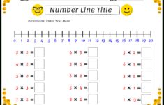 Free Math Number Line Worksheets | Storyboard That in Multiplication On A Number Line Worksheets