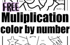Free Multiplication Colornumber with Free Color by Number Multiplication Worksheets