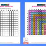 Free Multiplication Table Worksheets For Grades 3 5 — Mashup Math Pertaining To Multiplication Chart Printable Worksheets