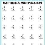 Free Multiplication Worksheet To Use And Print | Canva Intended For Math About Multiplication Worksheets
