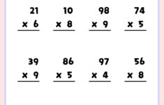 Free Multiplication Worksheet To Use And Print | Canva pertaining to Create Your Own Multiplication Worksheets