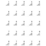 Free Multiplication Worksheets 1 12   Paper Trail Design In 8 Multiplication Facts Worksheet