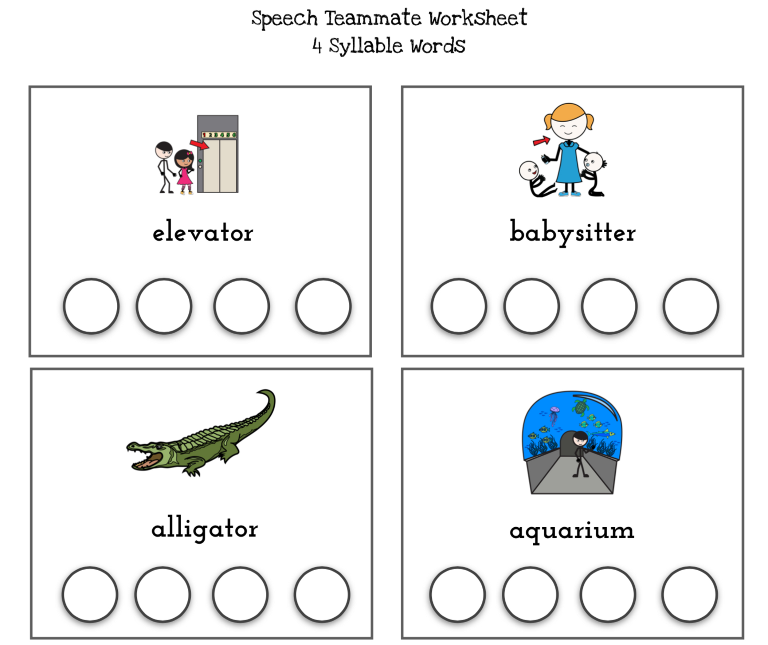 Free Multisyllabic Words Worksheets with regard to Multiple Syllable Words Worksheets
