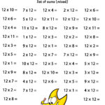 Fun And Free 12 Times Table Worksheets That'S Kids Love Pertaining To 12&#039;s Multiplication Worksheet