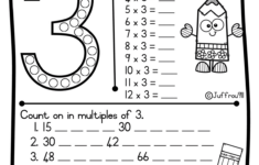 Grade 2 Mathematics Worksheets: Times Tables, Multiples, And for Multiples of 3 Worksheet