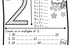 Grade 2 Mathematics Worksheets: Times Tables, Multiples, And in Multiples Of 2 Worksheet