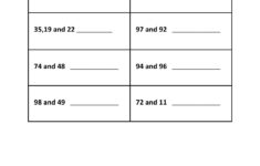 Grade 4 - Least Common Multiple (Lcm) Worksheet 4 - Kidschoolz with Least Common Multiple Worksheets