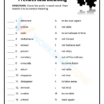 Grade 4 Multiple Meaning Words Worksheets In Words With Multiple Meanings Worksheet