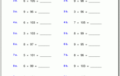 Grade 4 Multiplication Worksheets for Fourth Grade Multiplication Worksheets