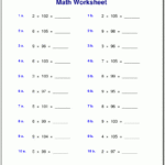 Grade 4 Multiplication Worksheets With Multiplication 4'S Worksheet