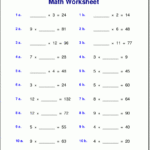 Grade 4 Multiplication Worksheets Within 10th Class Multiplication Worksheet