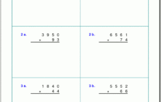 Grade 5 Multiplication Worksheets throughout 4&amp;#039;s Multiplication Worksheets