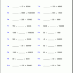 Grade 5 Multiplication Worksheets Throughout Multiplication Worksheets Grade 5 Free Download
